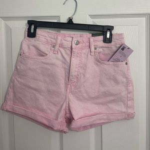 Pink Jean Shorts